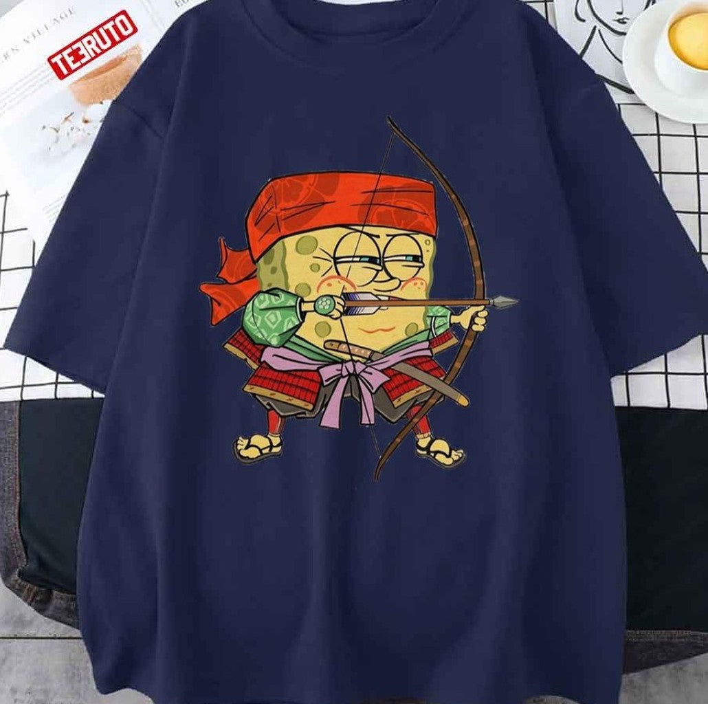 Samurai Spongebob And Arrow Unisex Sweatshirt