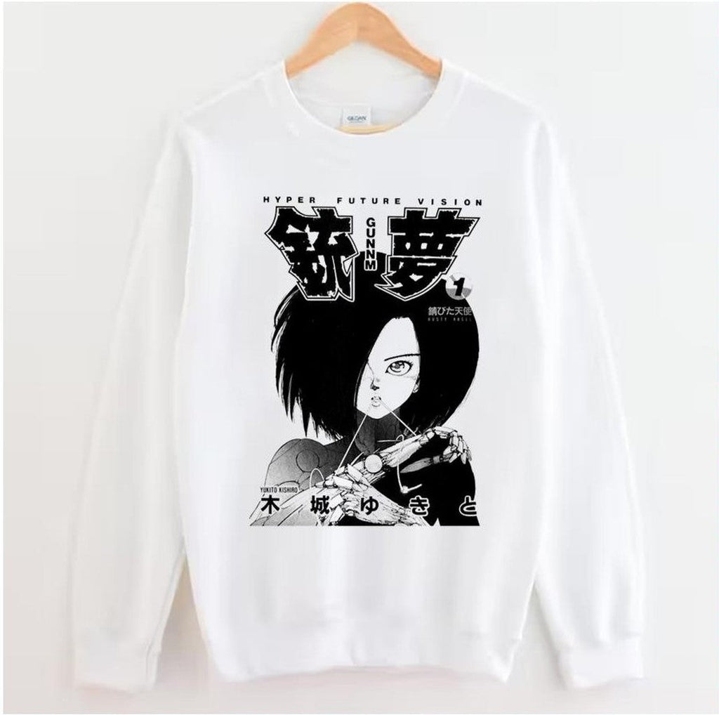 Beautiful Model Gunnm Alita Angel Unisex Sweatshirt