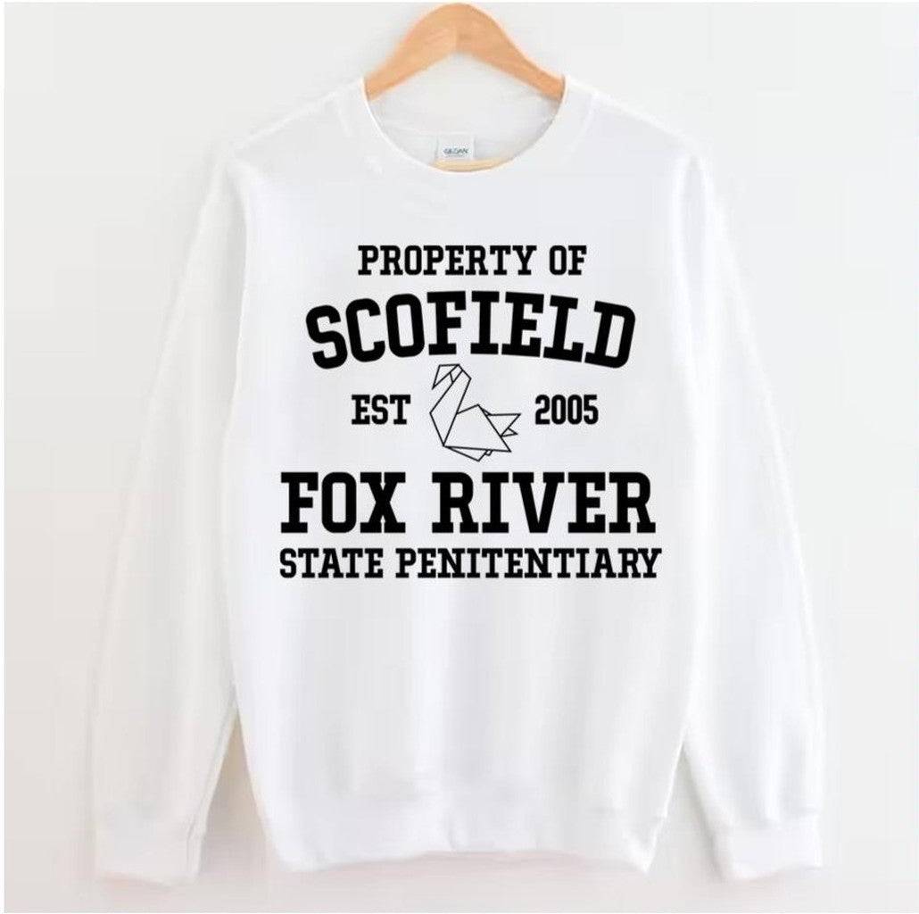 Property Of Scofield Fox River Prison Break Unisex Hoodie