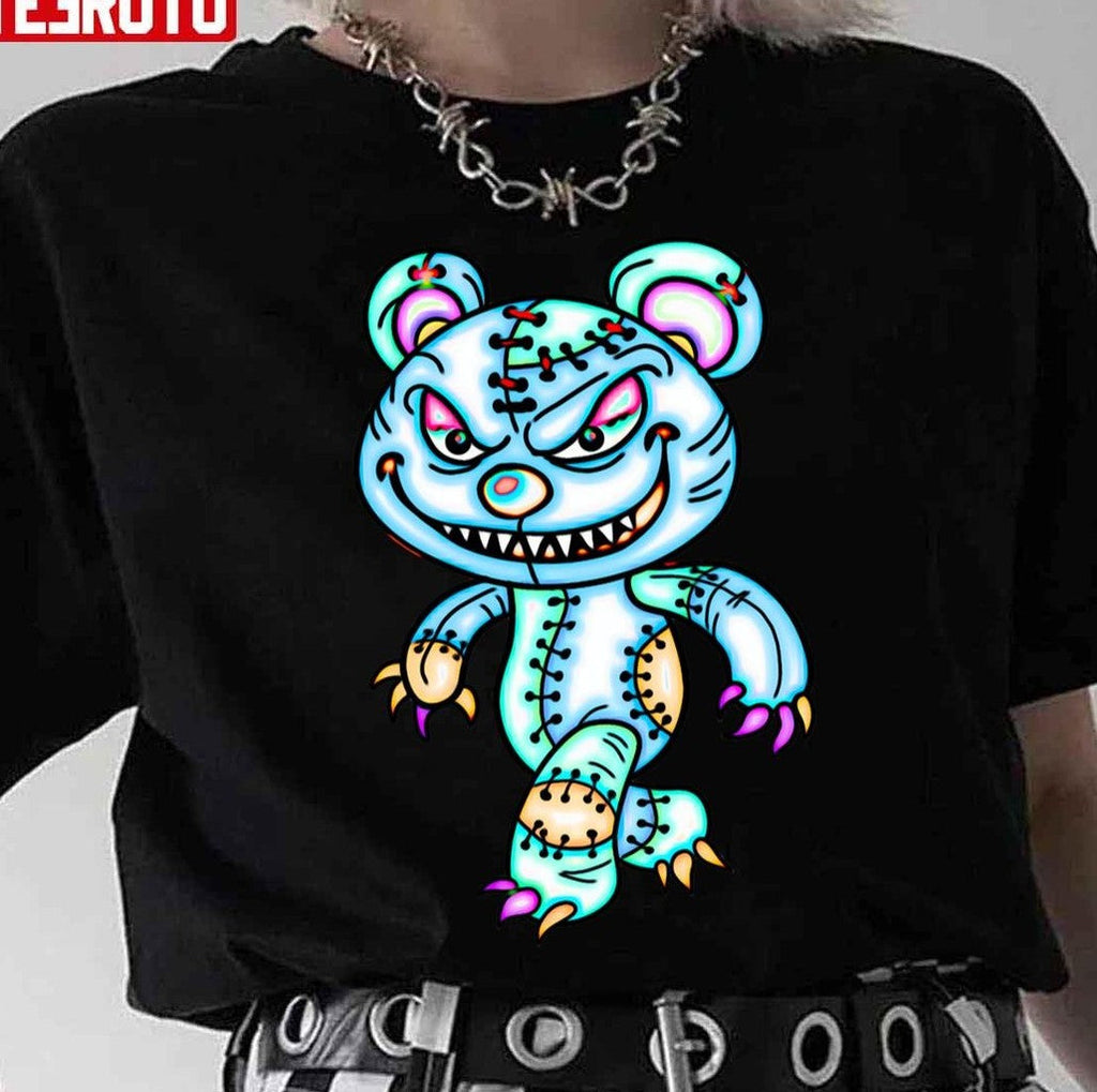 Bad Teddy Bear Halloween Unisex T-Shirt