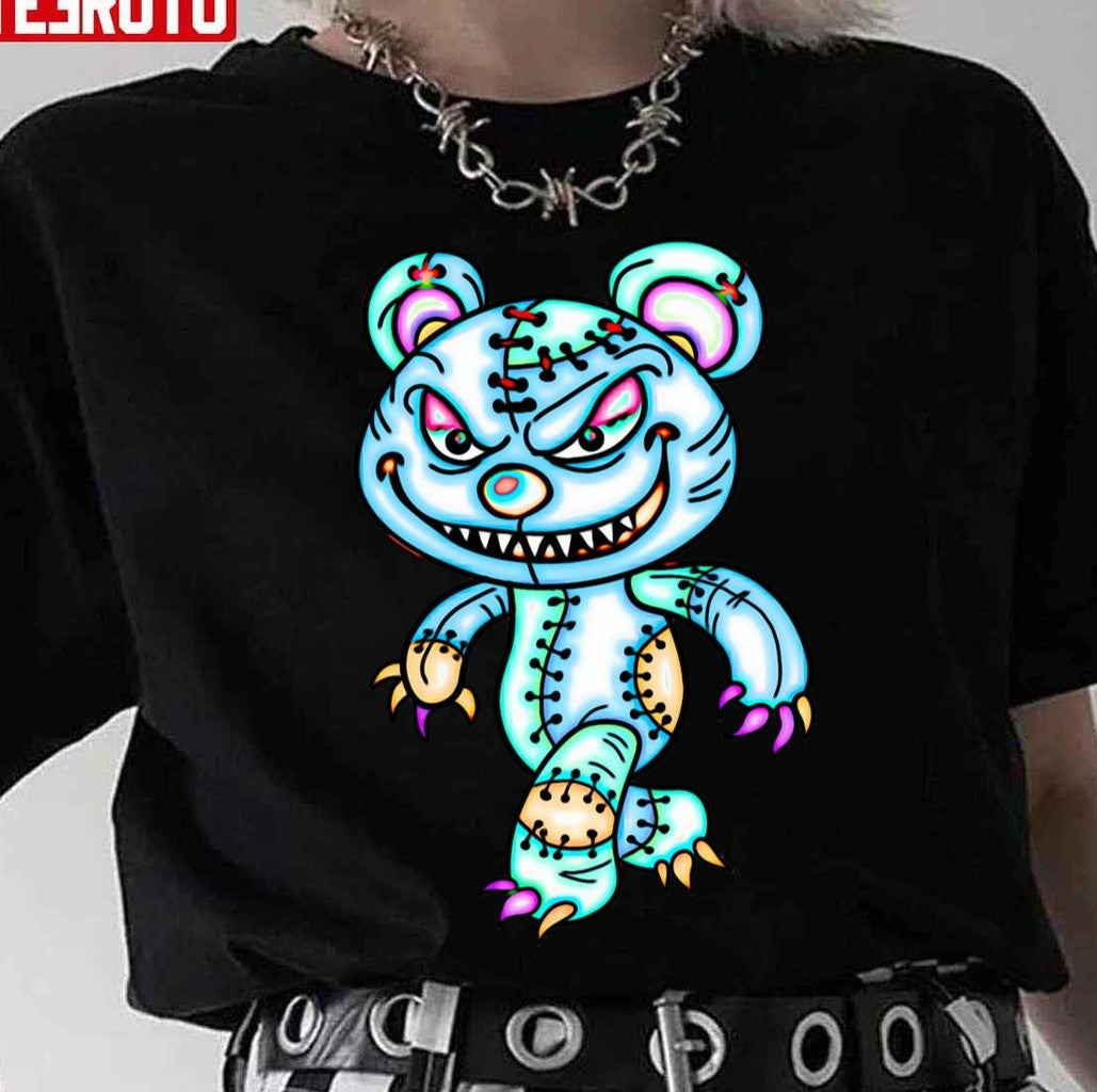 Bad Teddy Bear Halloween Unisex T-Shirt