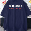 Nebraska Volleyball Vintage Distressed Unisex T-Shirt