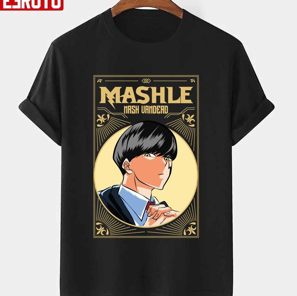 Poster Style Mashle Magic And Muscles Mash Vandead Artwork Unisex T-Shirt