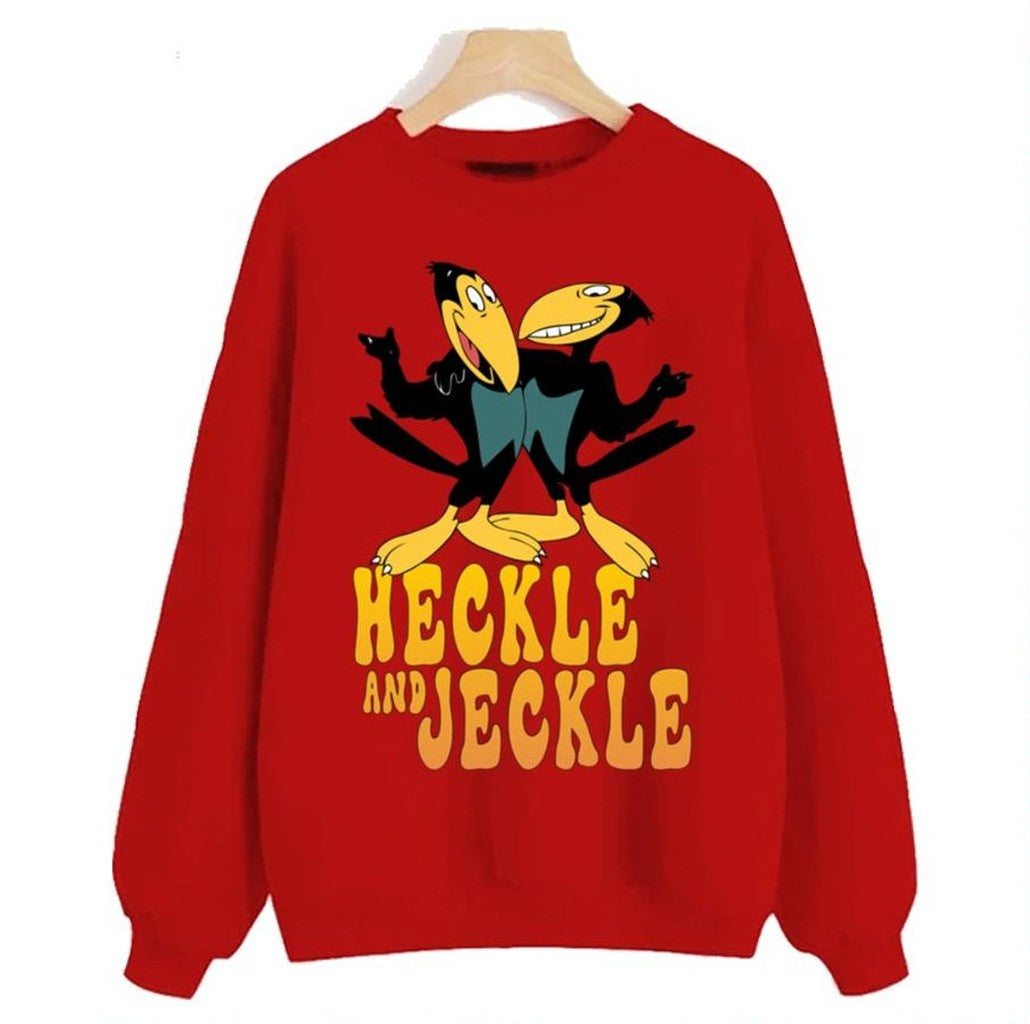 Saturday Morning Cartoons Friends Heckle And Jeckle Unisex Sweatshirt