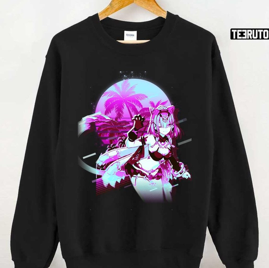 Pardofelis Reverist Calico Honkai Impact 80s Retro Unisex T-Shirt