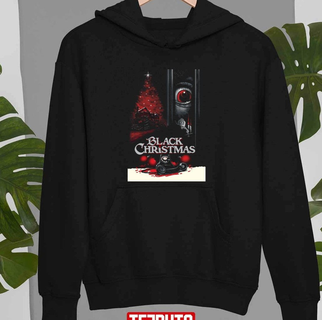 Black Christmas 25th Anniversary Horror Design 1974 Unisex Sweatshirt