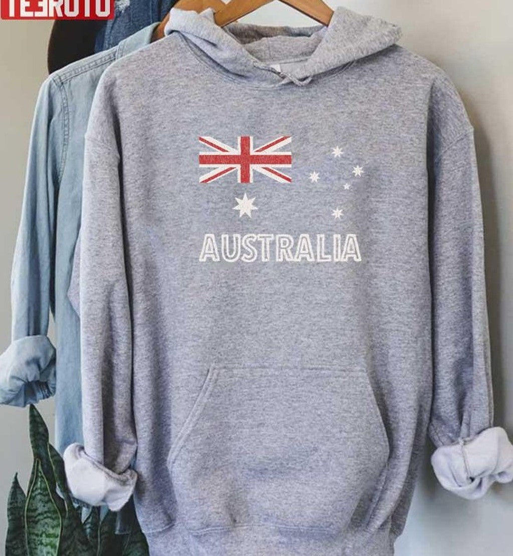 Australian Flag Distressed Unisex Sweatshirt