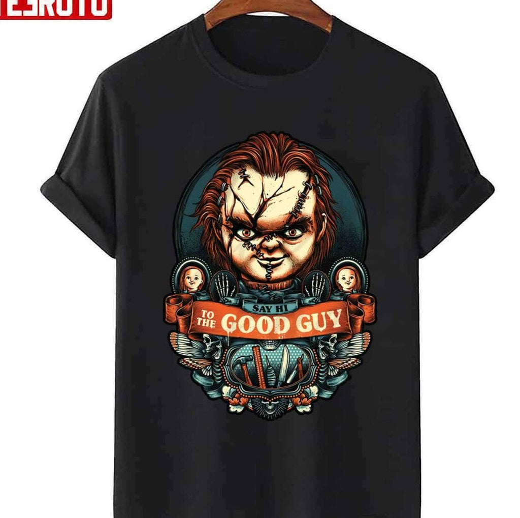 Say Hi To The Good Guy Chucky Art Unisex Sweatshirt