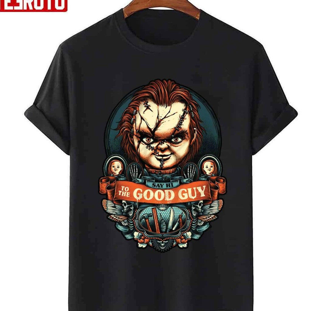 Say Hi To The Good Guy Chucky Art Unisex Sweatshirt