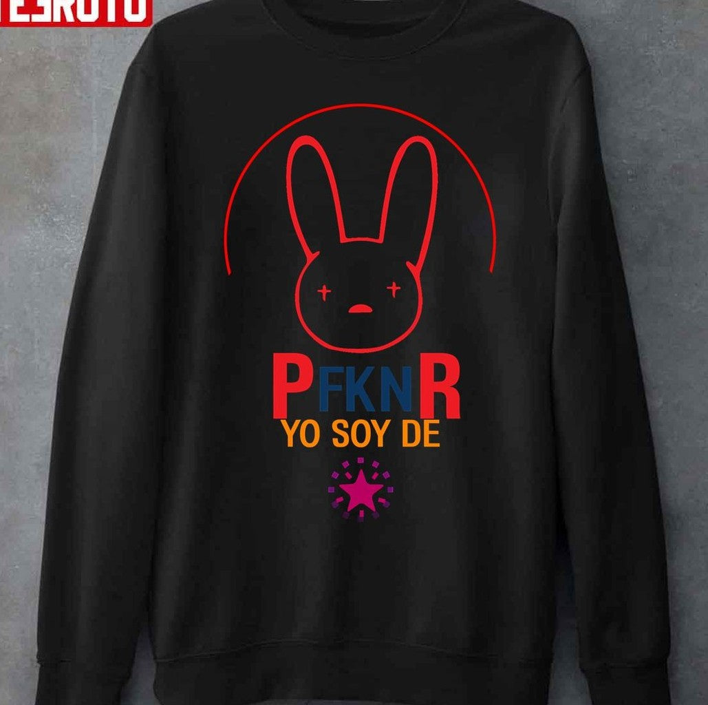 Bad Bunny Logo Yo Soy De P Fkn R Unisex T-Shirt