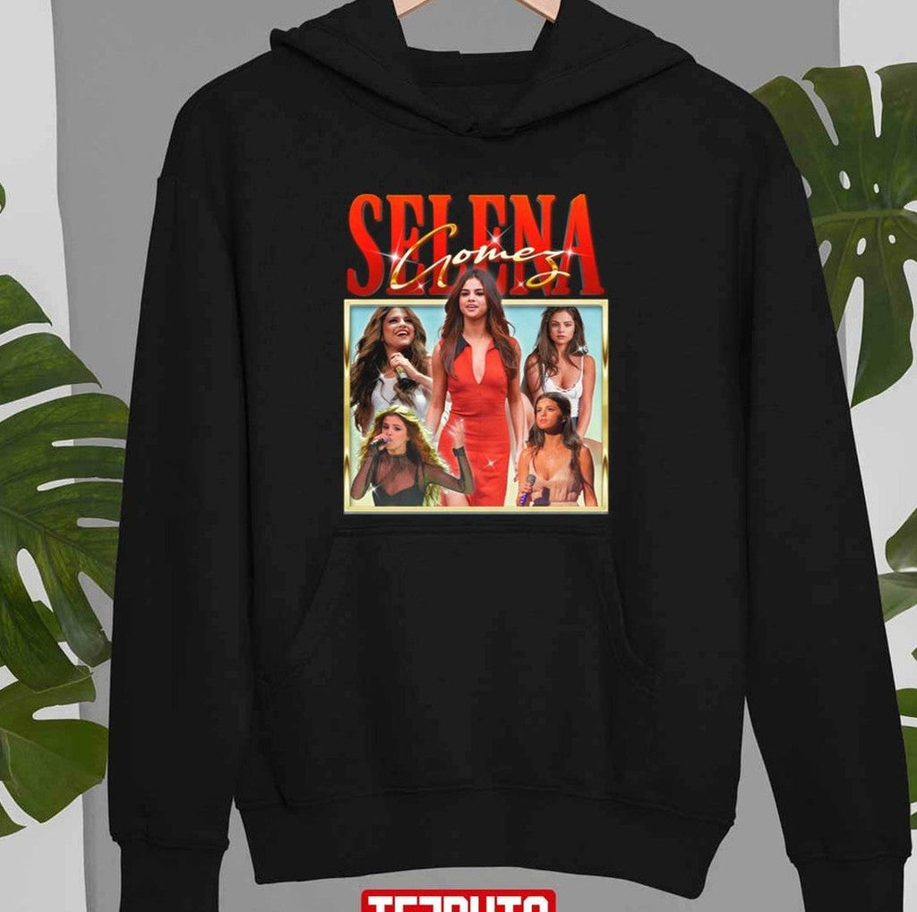 Selena Gomez Vintage Hompage Retro 90s Music Unisex T-shirt