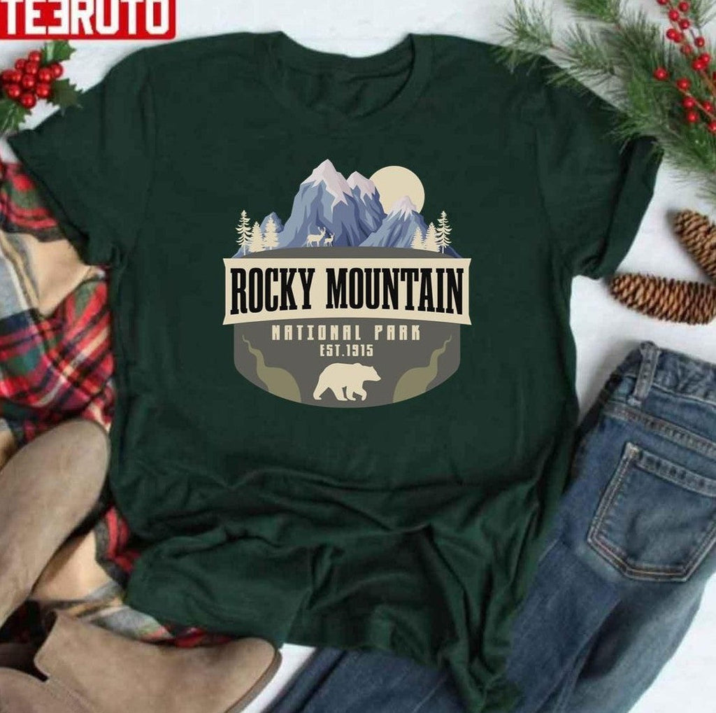 Rocky Mountain National Park Camping And Hiking Unisex Hoodie