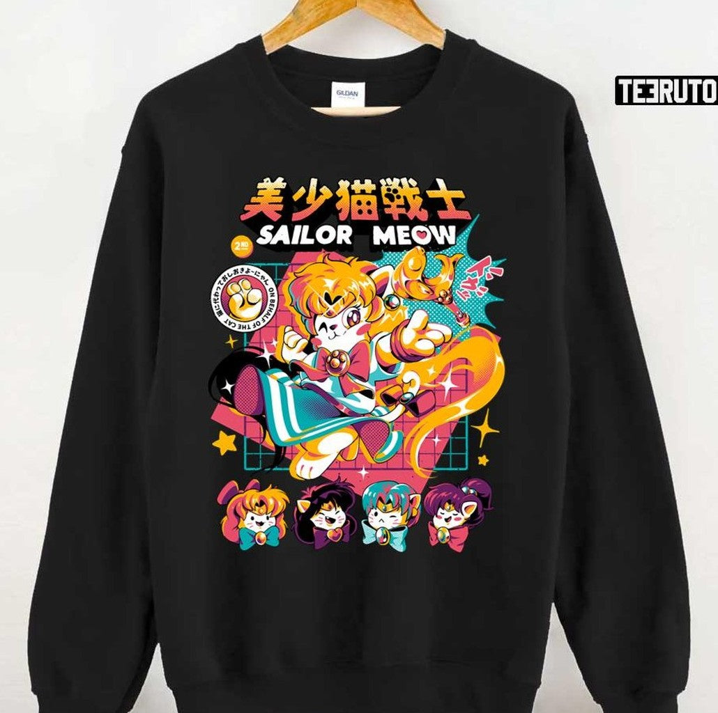 Sailor Meow Cute Fanart Unisex T-Shirt
