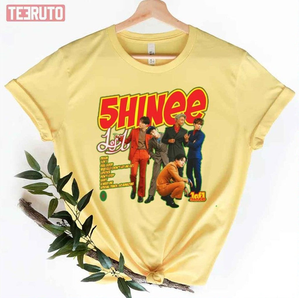 Shinee Tracklist Graphic Unisex T-Shirt