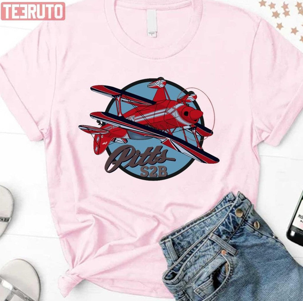 Pitts S2b Aerobatic Airplane Art Unisex Sweatshirt