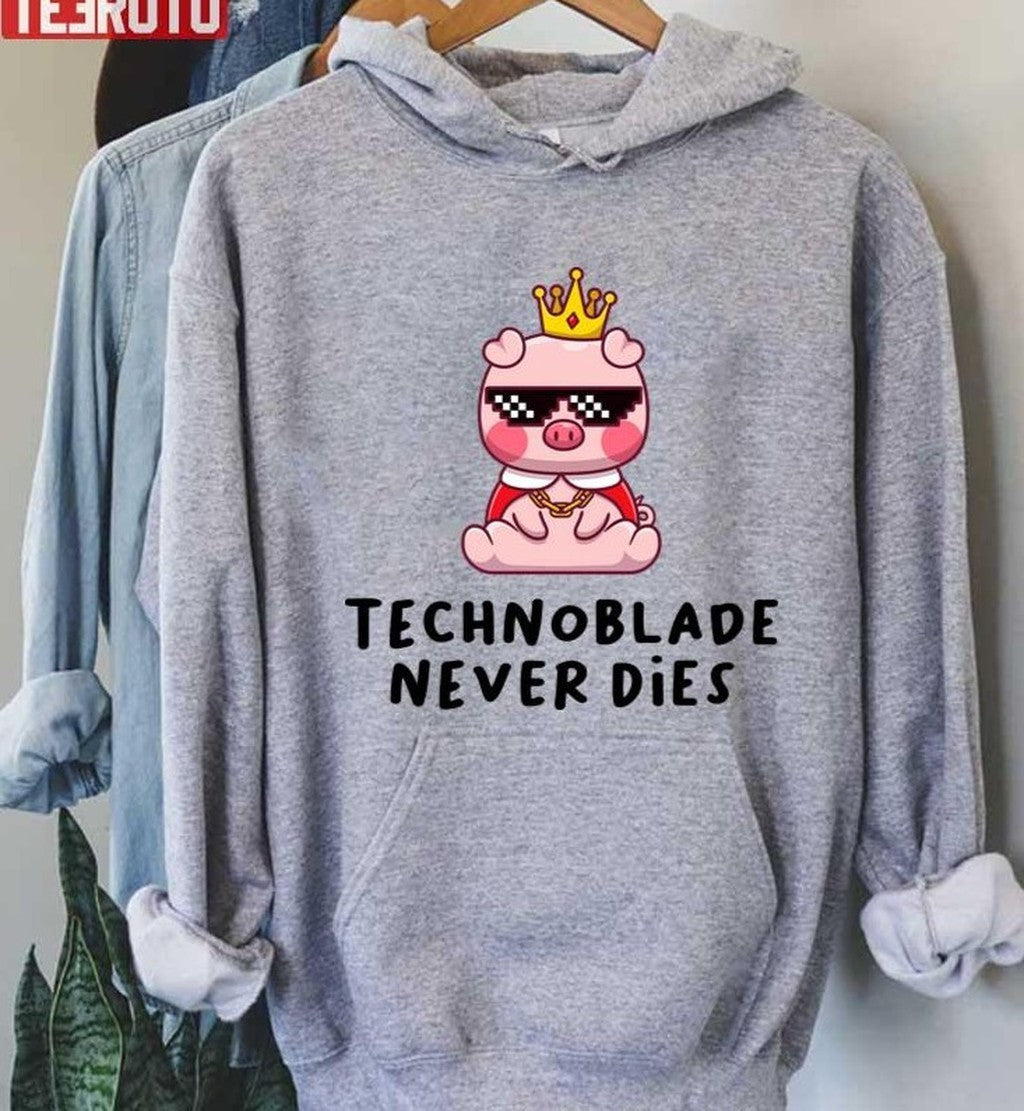 Technoblade Never Dies Tribute To Techno Design Unisex T-Shirt