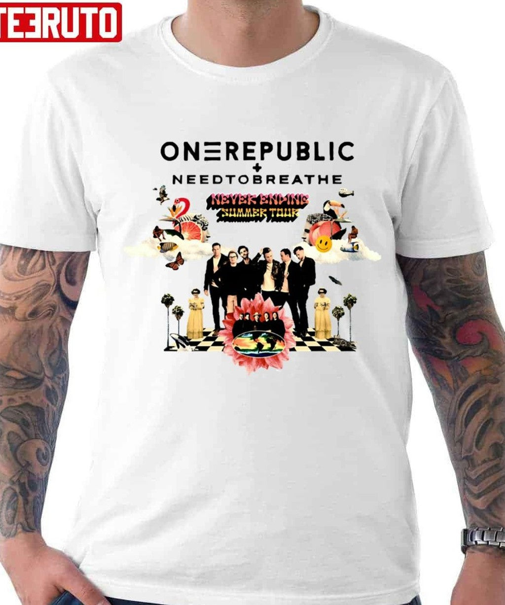 Needtobreathe Never Ending Summer Tour 2022 Onerepublic Unisex Sweatshirt