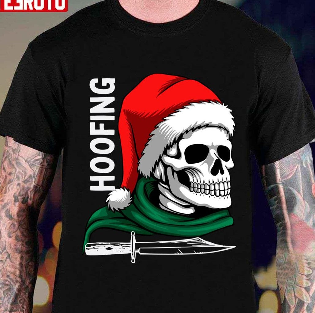 Scary Hoofing Christmas Unisex T-shirt