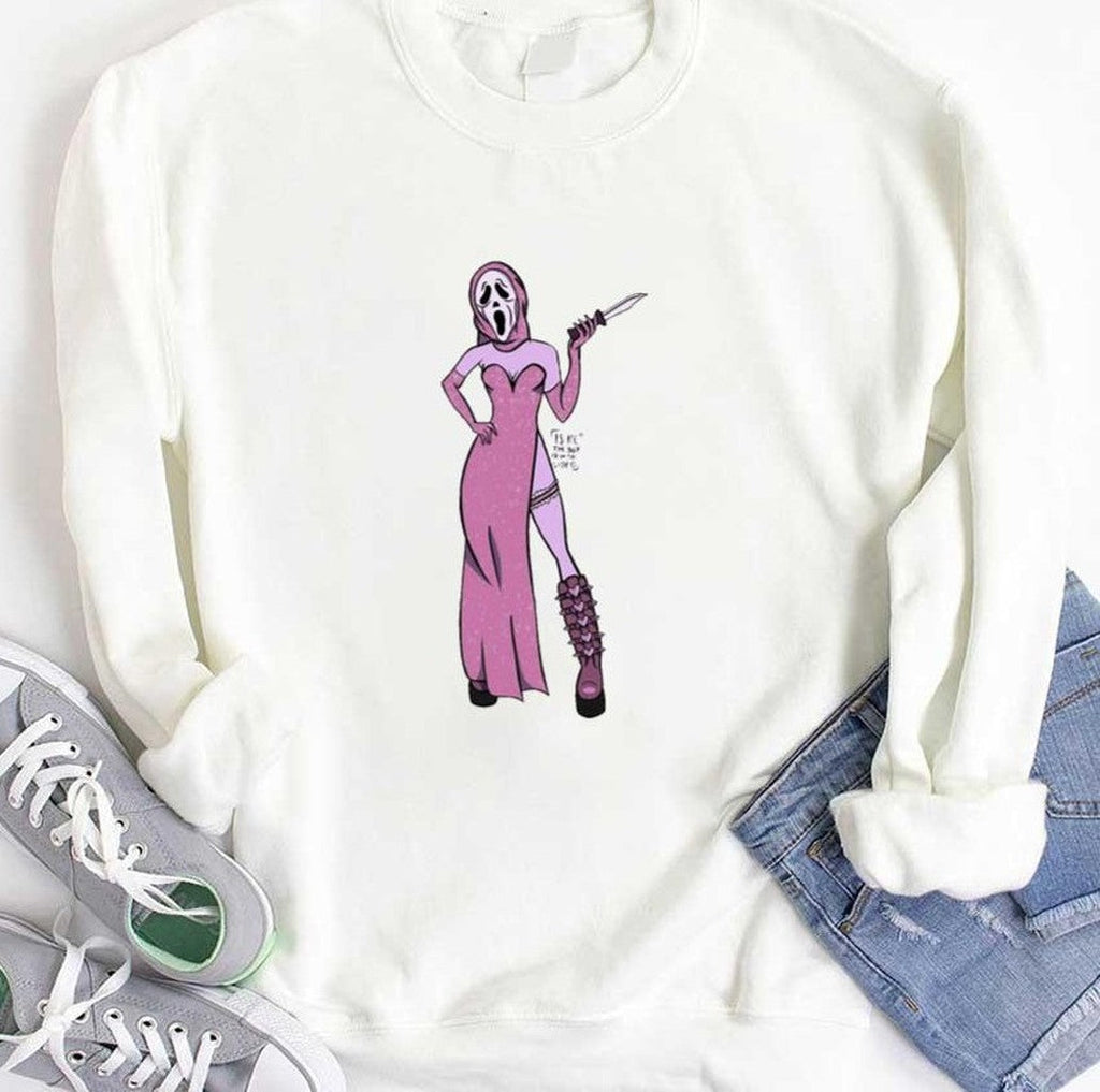 Scream Sexy Pink Ghostface Unisex T-Shirt