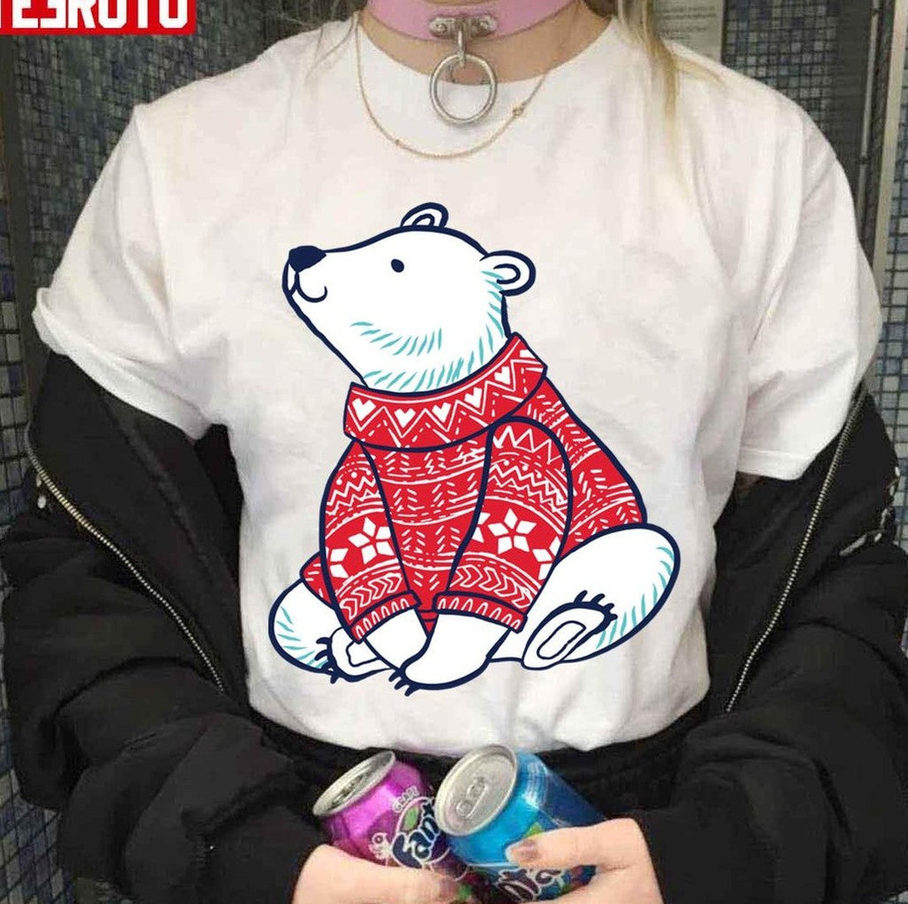 Polar Bears Ready For Christmas Unisex Sweatshirt