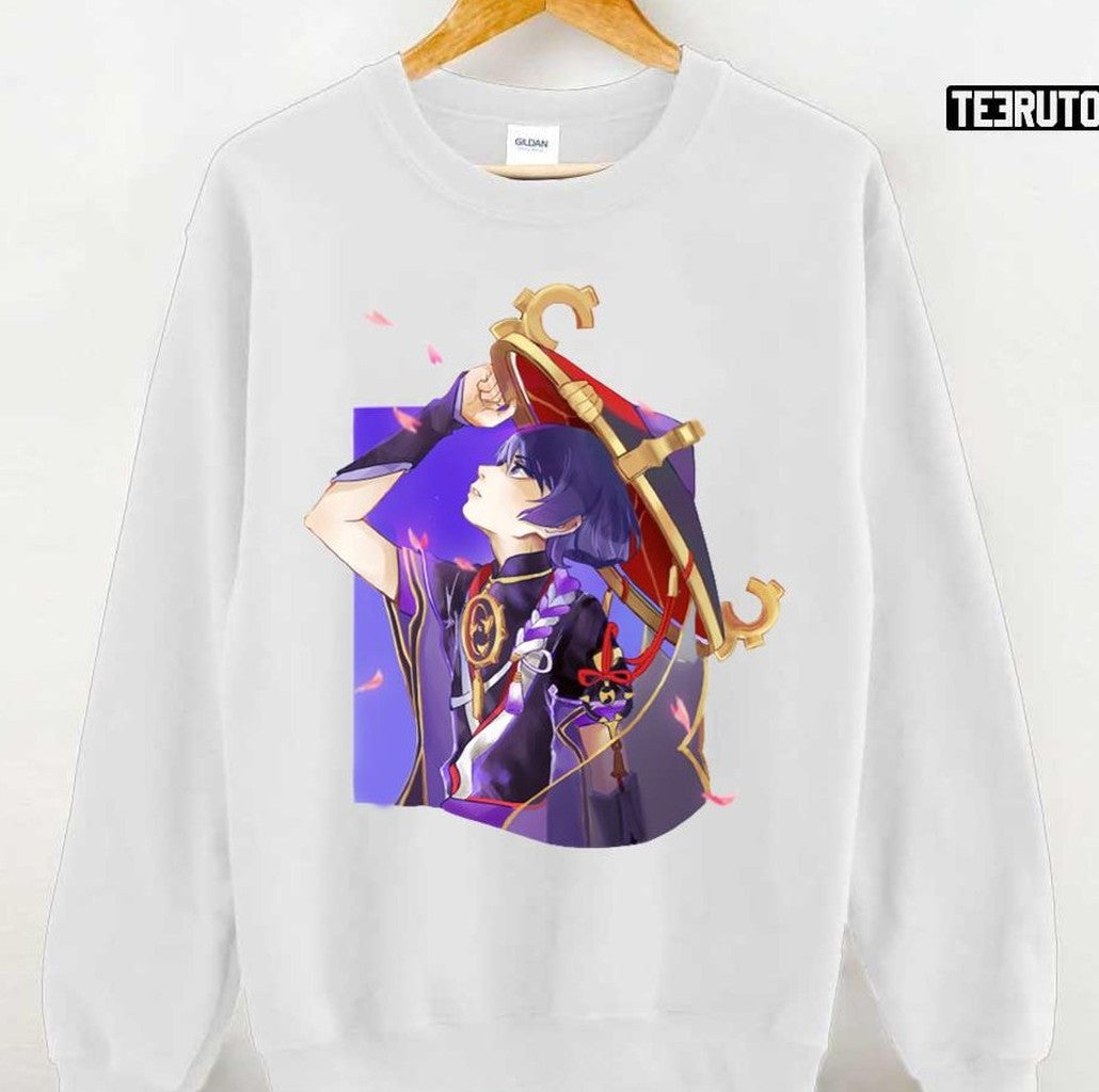Pretty Scaramouche Genshin Fanart Unisex Hoodie