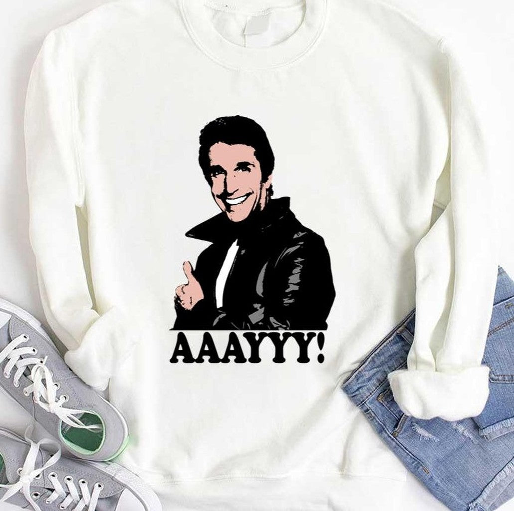 The Fonz Aaayyy Happy Days Art Unisex Hoodie