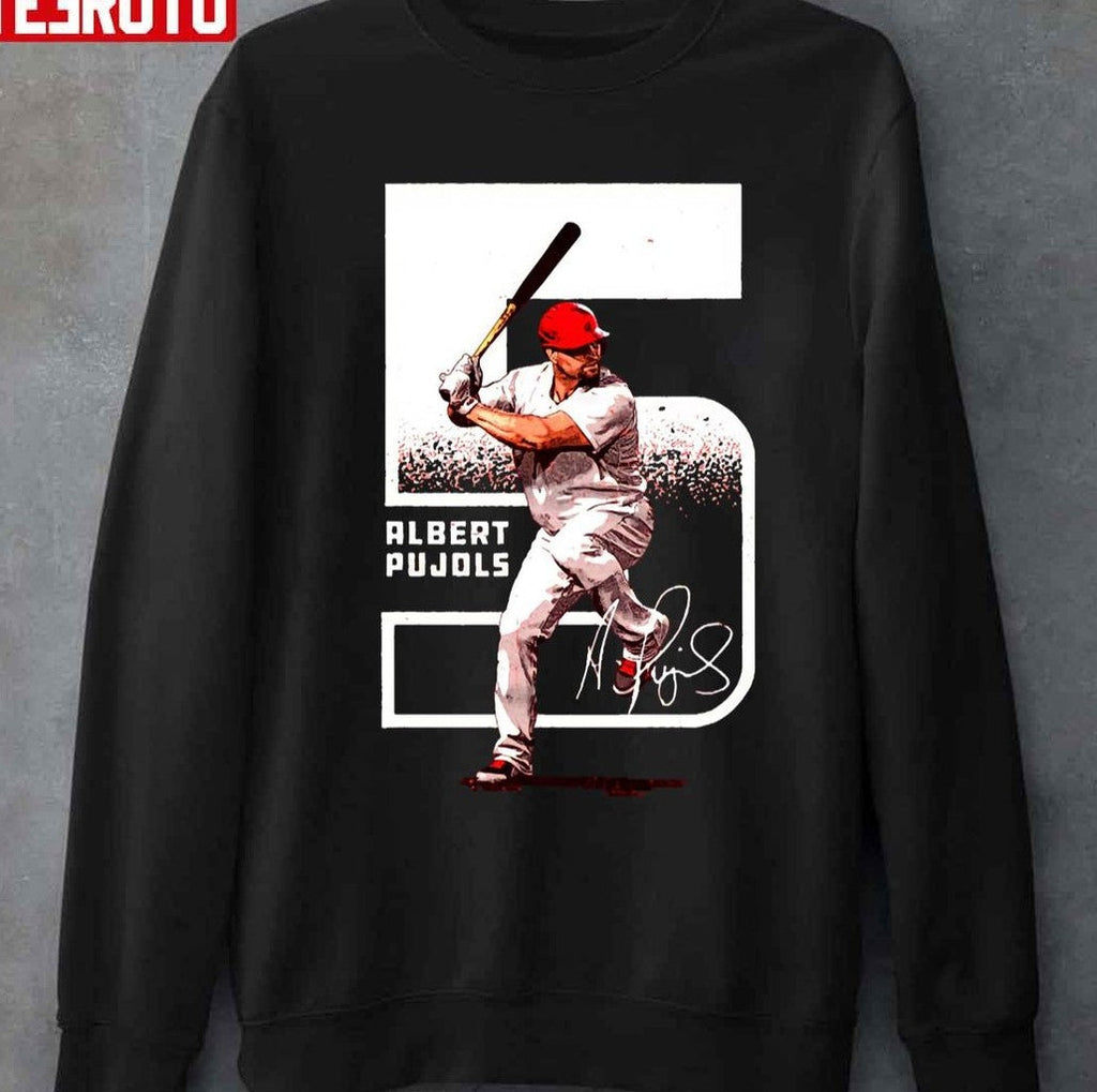 Baseball First Baseman Albert Pujols No 5 Unisex T-shirt