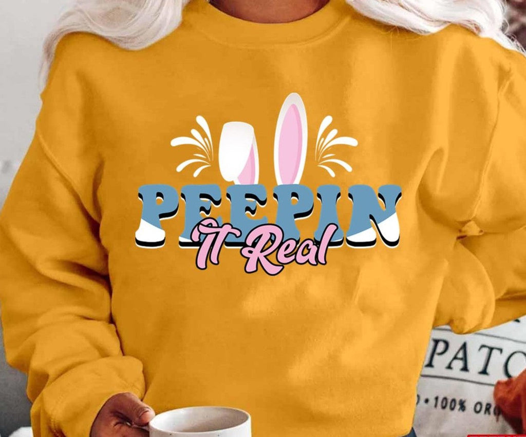 Peepin It Real Easter Day Unisex T-Shirt