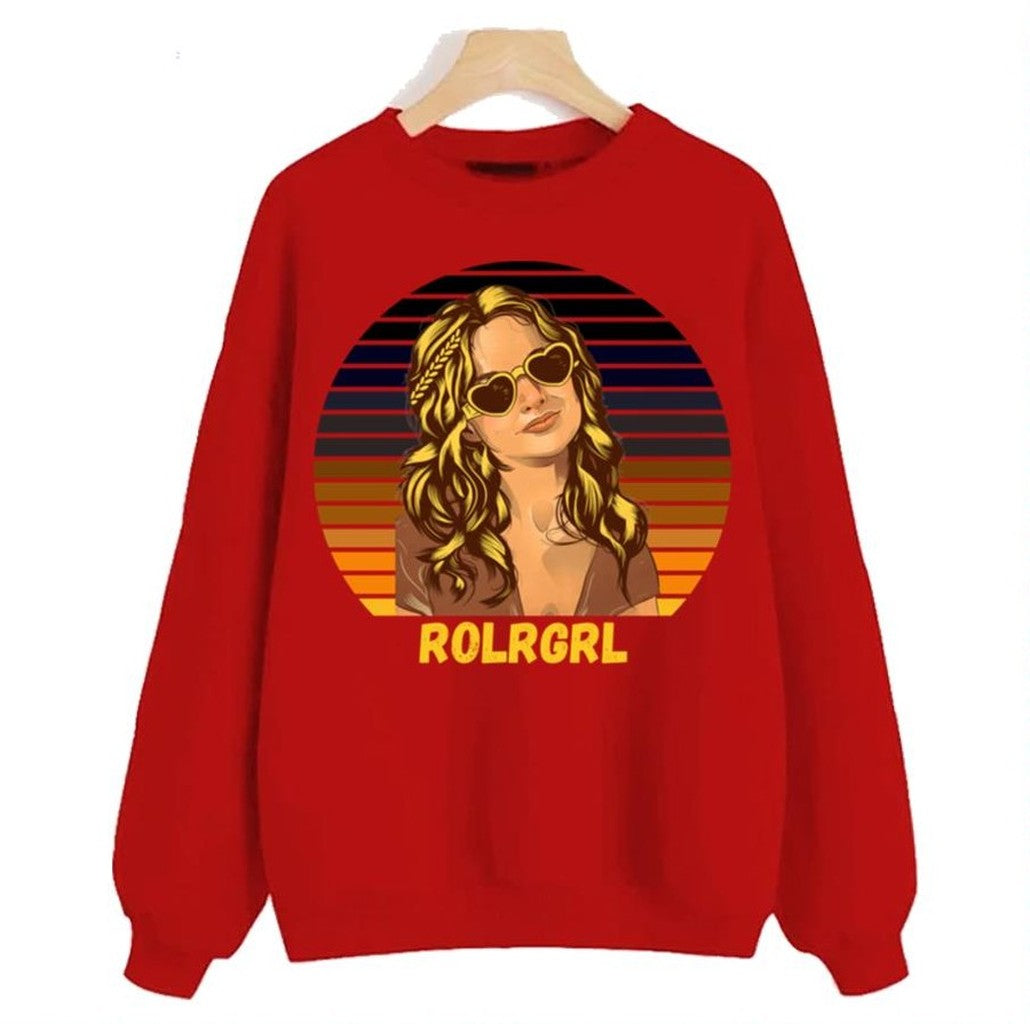 Rolrgrl Yellow Boogie Nights Unisex Sweatshirt