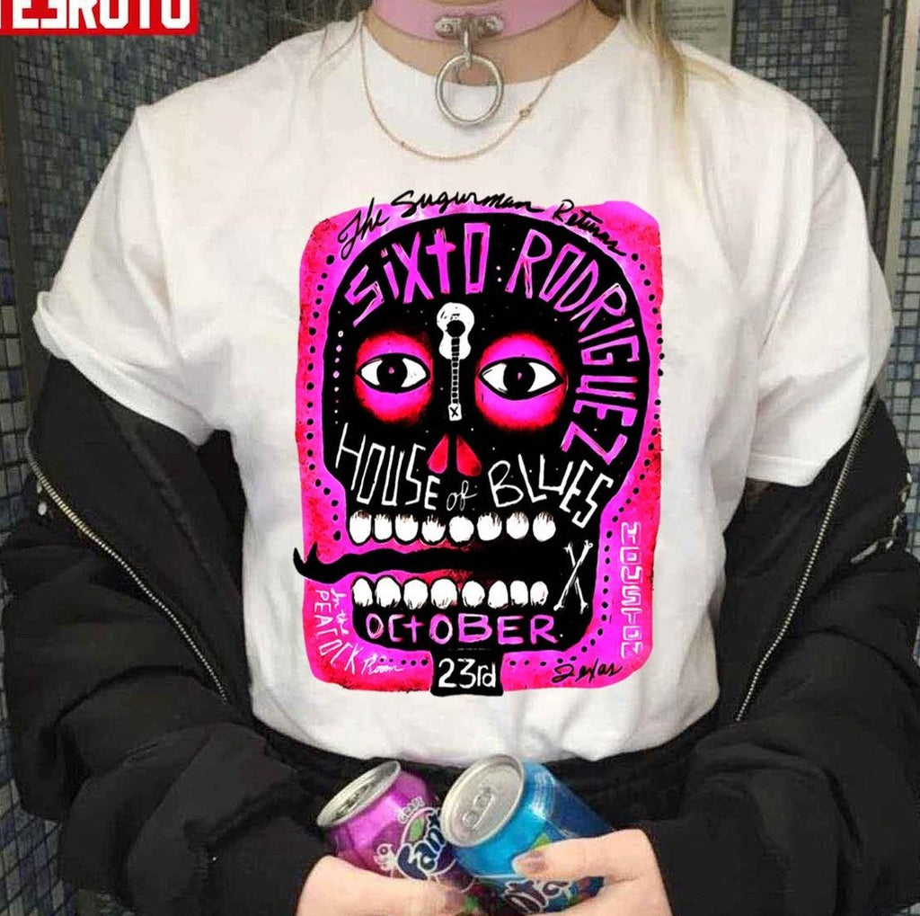 Sixto Rodriguez Skull Art Unisex Sweatshirt