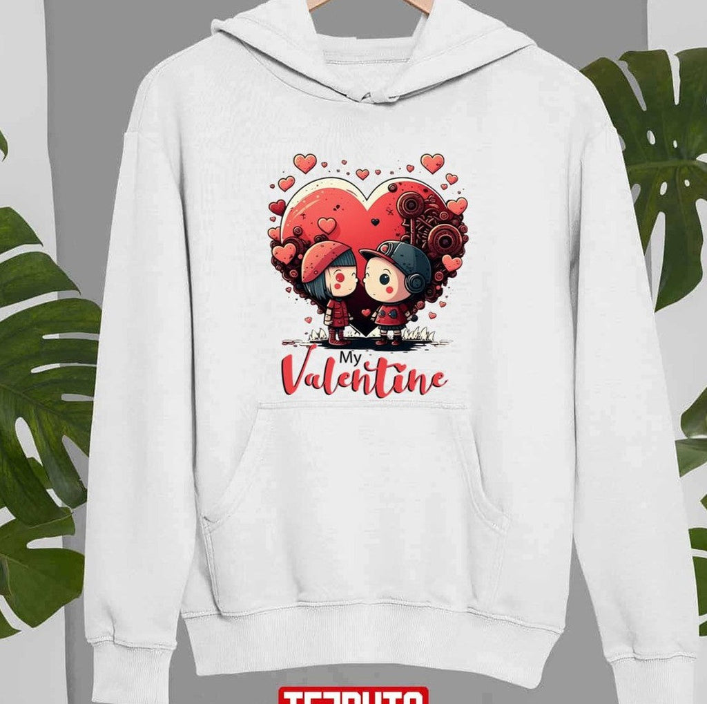 Be My Valentine Vintage Cute Fanart Unisex Sweatshirt