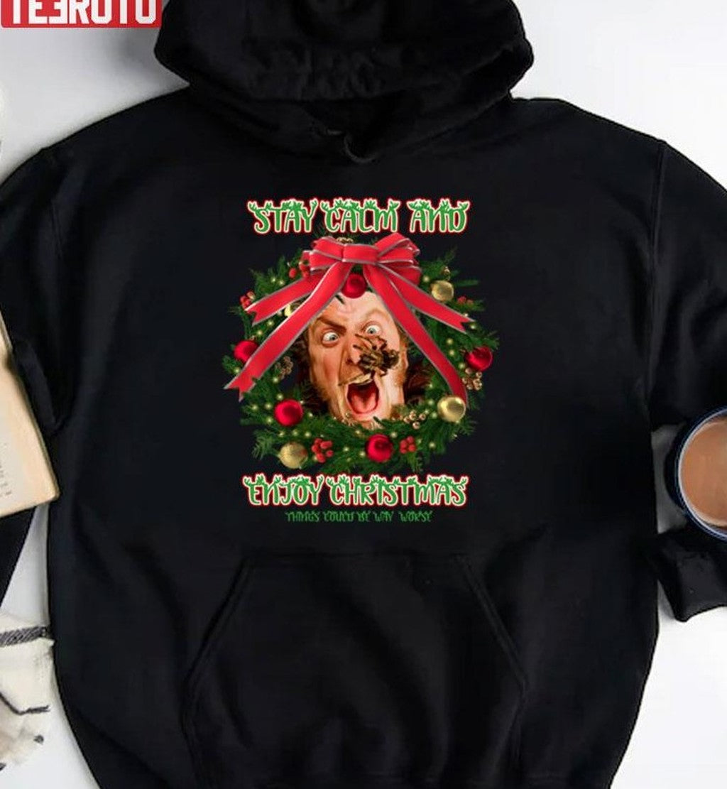 Stay Calm And Enjoy Christmas Unisex Sweatshirt