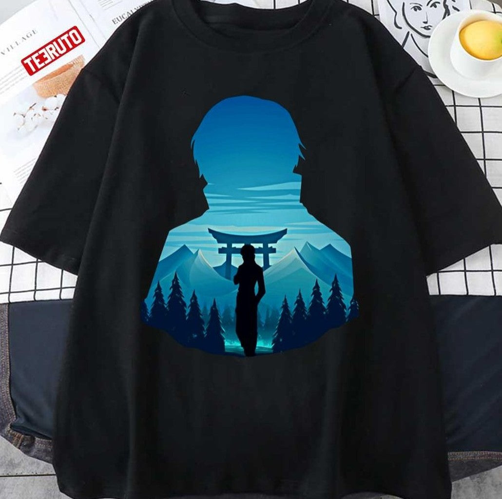 Silhouette Toge Inumaki Classic Artwork Jujutsu Kaisen Unisex T-Shirt