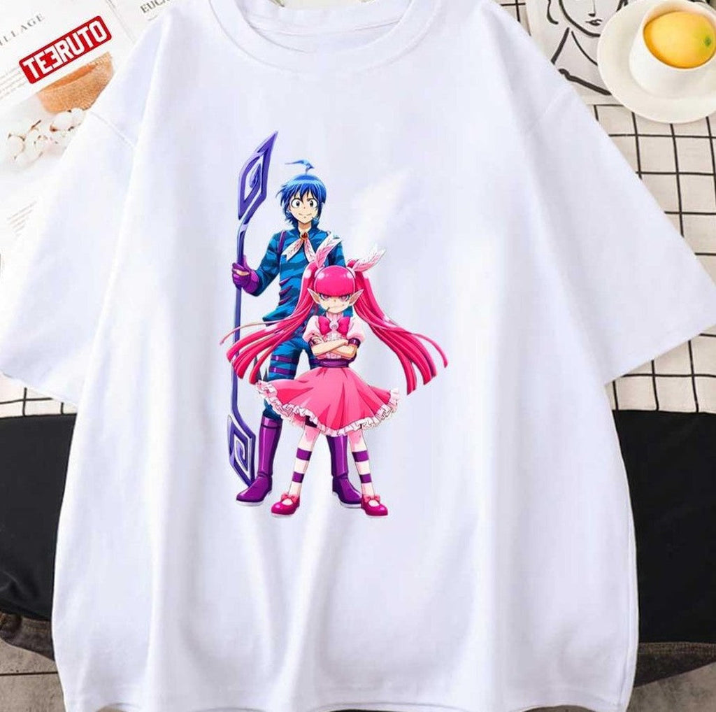 Suzuki Iruma &amp; Barbados Bachiko Welcome To Demon School Iruma Kun Season 3 Unisex T-shirt