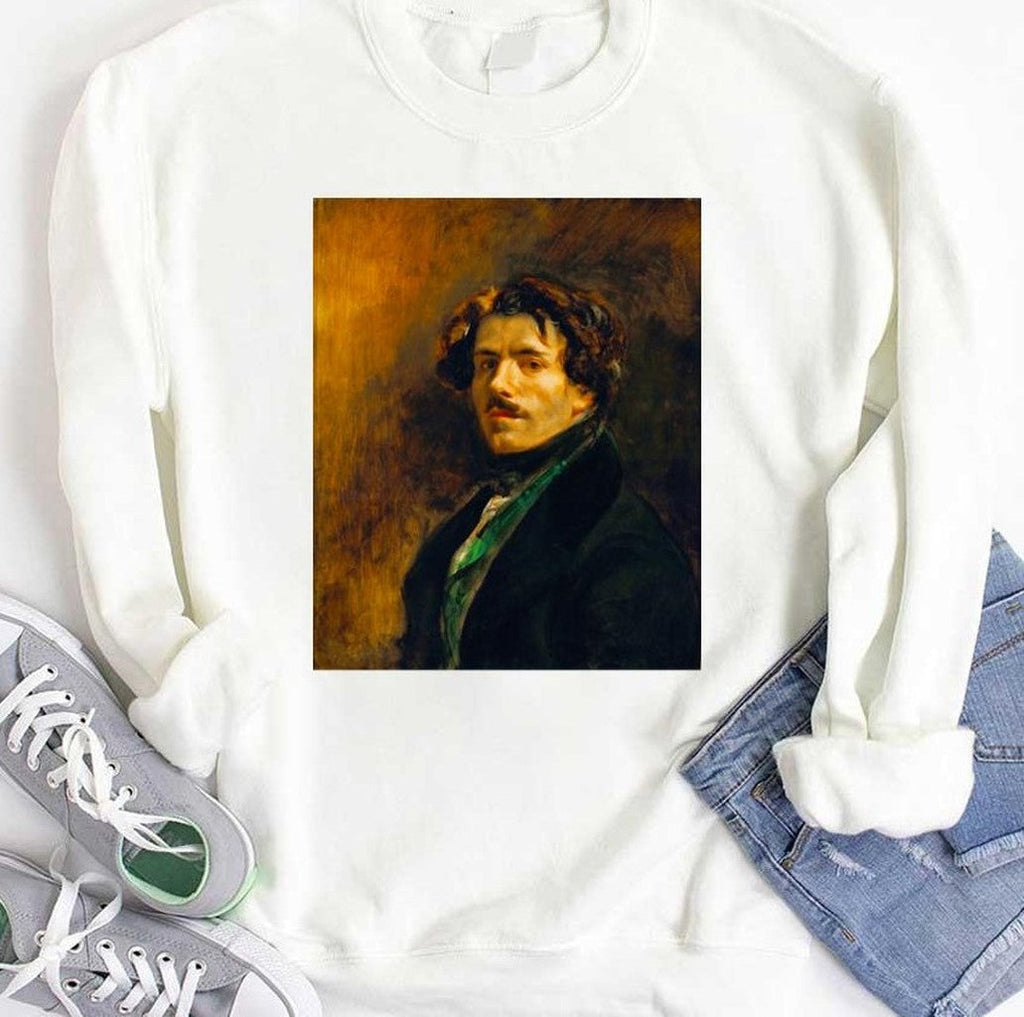 Self Portrait Euge`ne Delacroix Autoportrait Au Gilet Vert 1837 Unisex T-Shirt