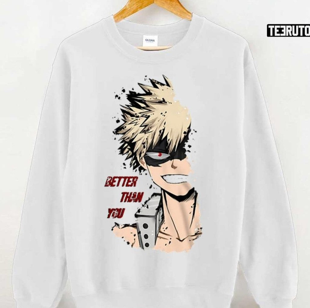 Better Than You Retro Bakugo Katsuki Unisex T-Shirt