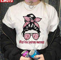 Post-Polio Syndrome Awareness Messy Bun Unisex T-Shirt