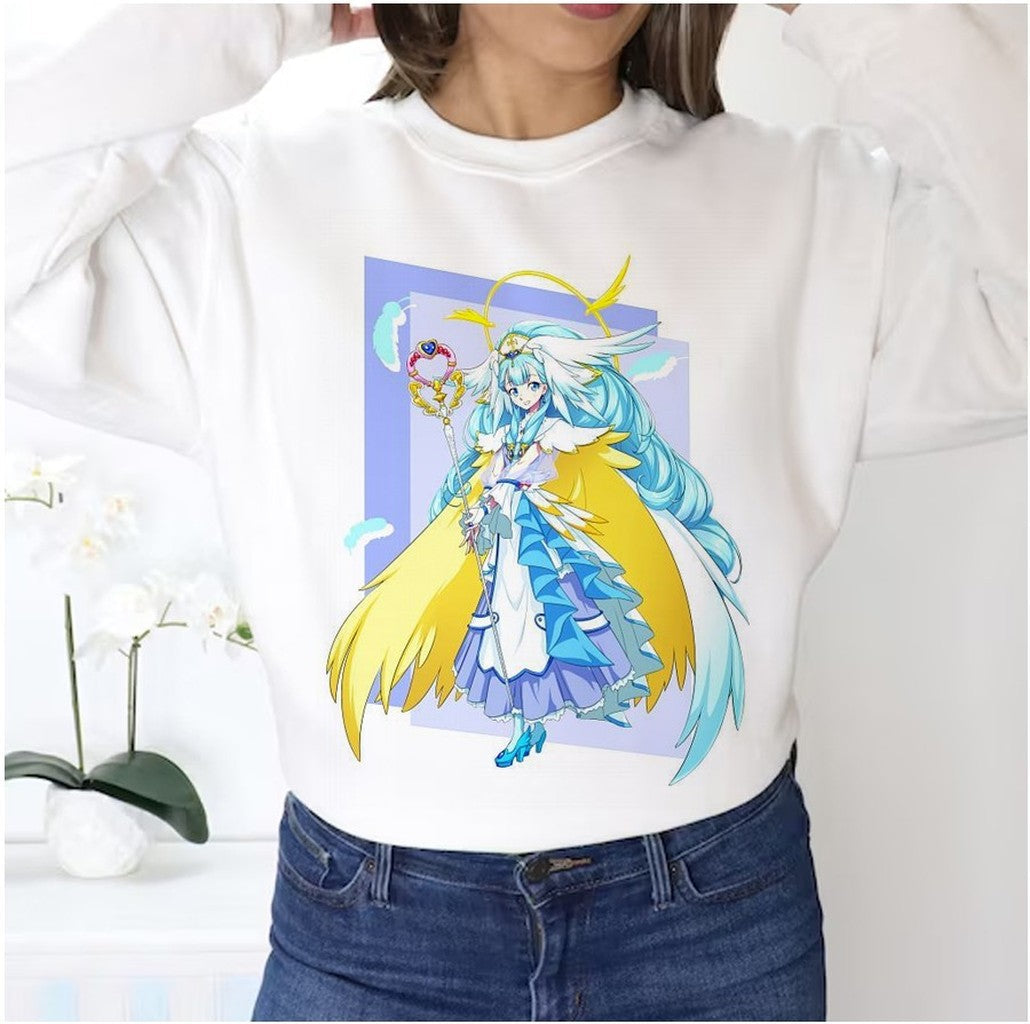 Animation Girl Cure Ange - Hugtto Precure Unisex Sweatshirt