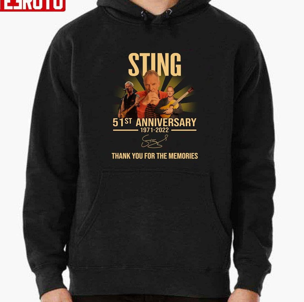51st Anniversary 1971-2022 Thank You Sting For Memories Signature Unisex T-Shirt