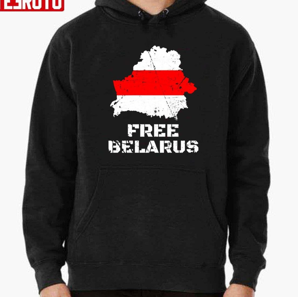 Belarus Flag Map Belarus Free Belarusian Unisex T-Shirt