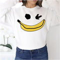 Banana Face Funy Face Happy Mood Unisex Sweatshirt