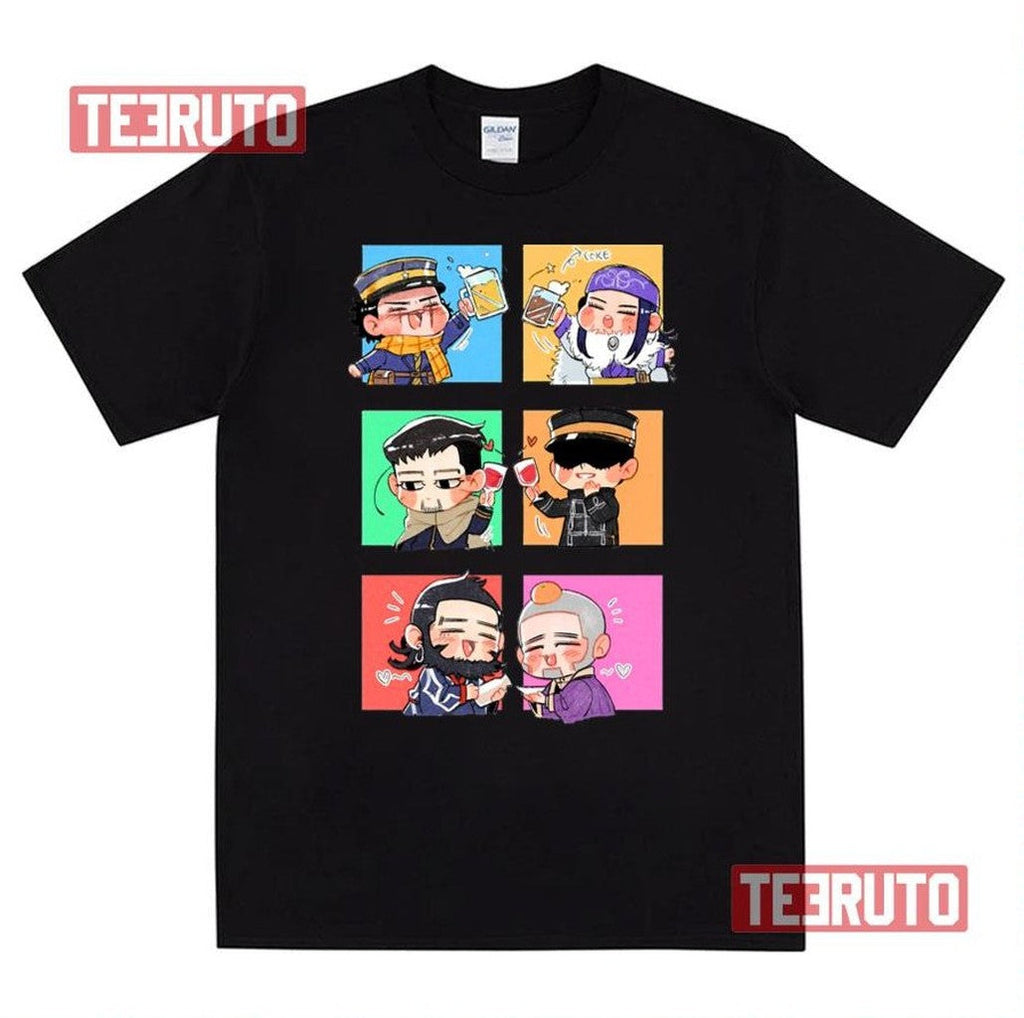 Aspira Cute Graphic Golden Kamuy Unisex T-Shirt