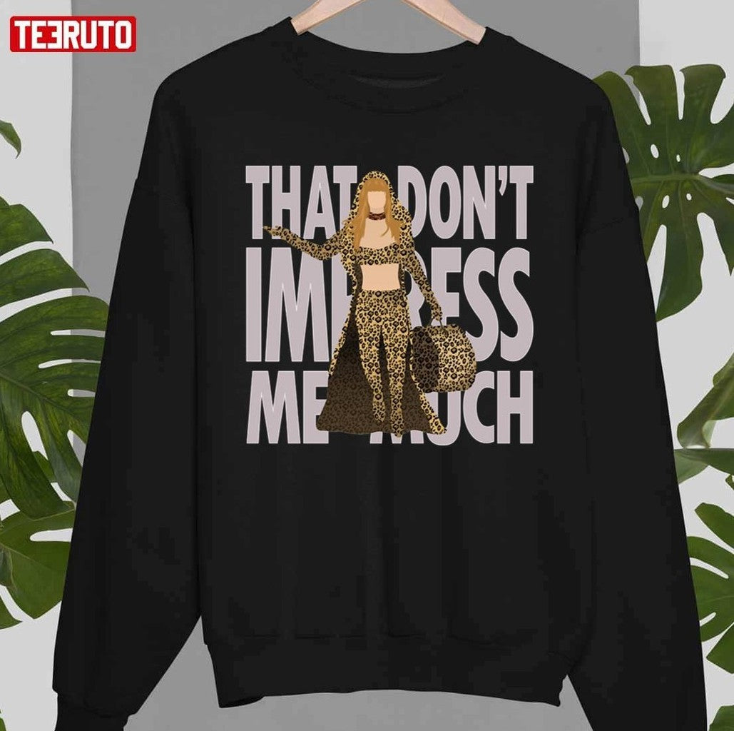 Shania Twain That Don't Impress Me Much Line Up Unisex T-Shirt
