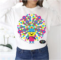 Round Graphic Charlie's Colorforms City Unisex Sweatshirt