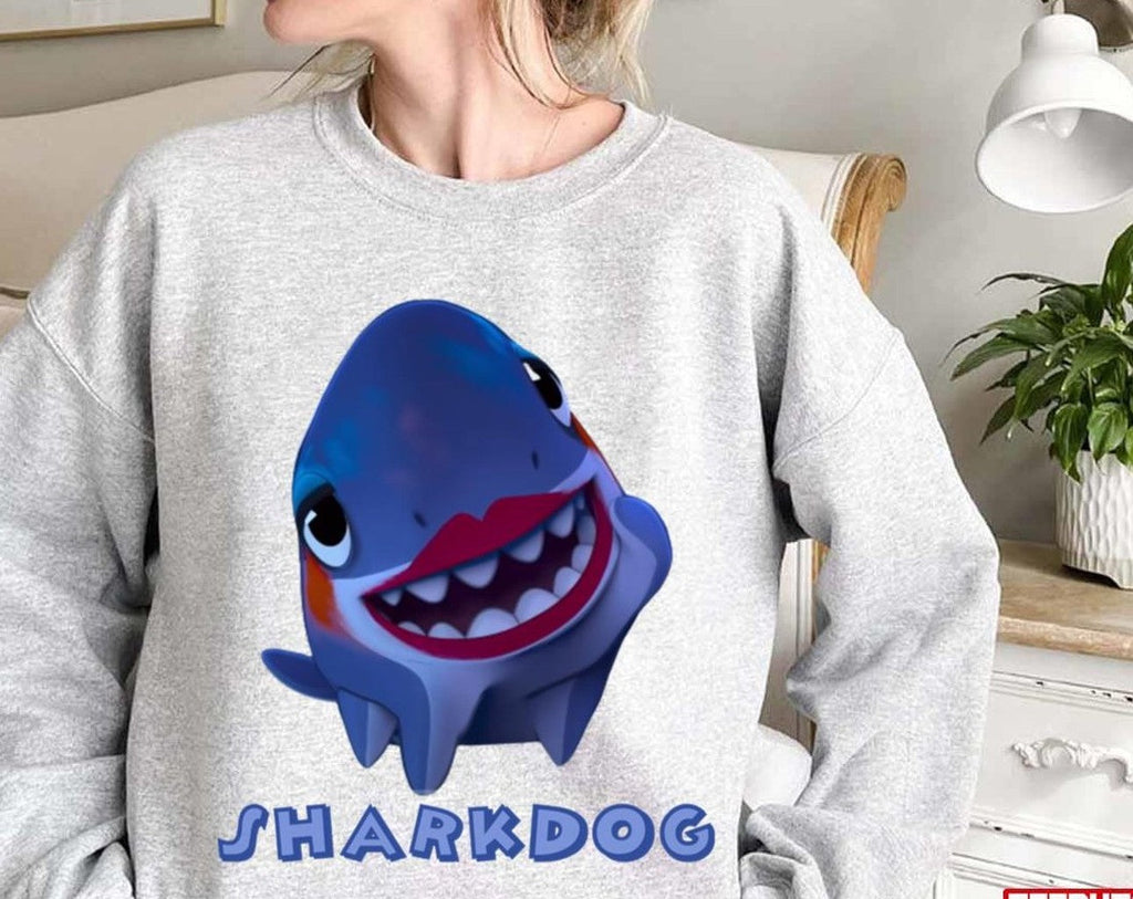 Red Lipstick Little Sharkdog Unisex Sweatshirt
