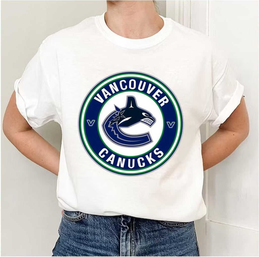 Round Blue Logo Vancouver Canucks Unisex Sweatshirt