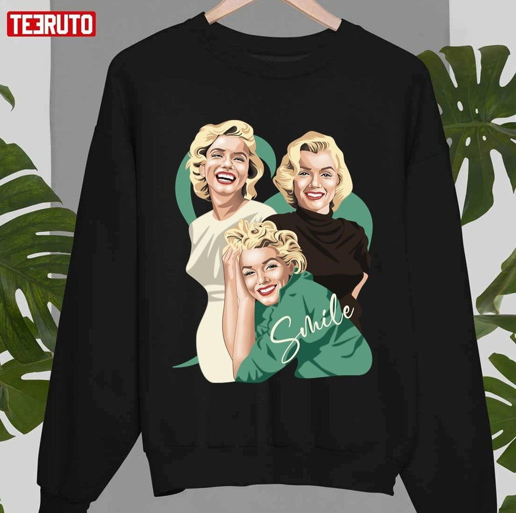 Smile Marilyn Fanart Unisex Sweatshirt