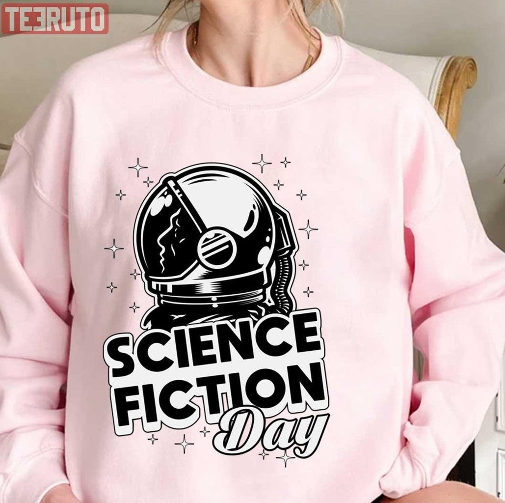 Space Science Fiction Day Science Alien Stars Unisex T-Shirt