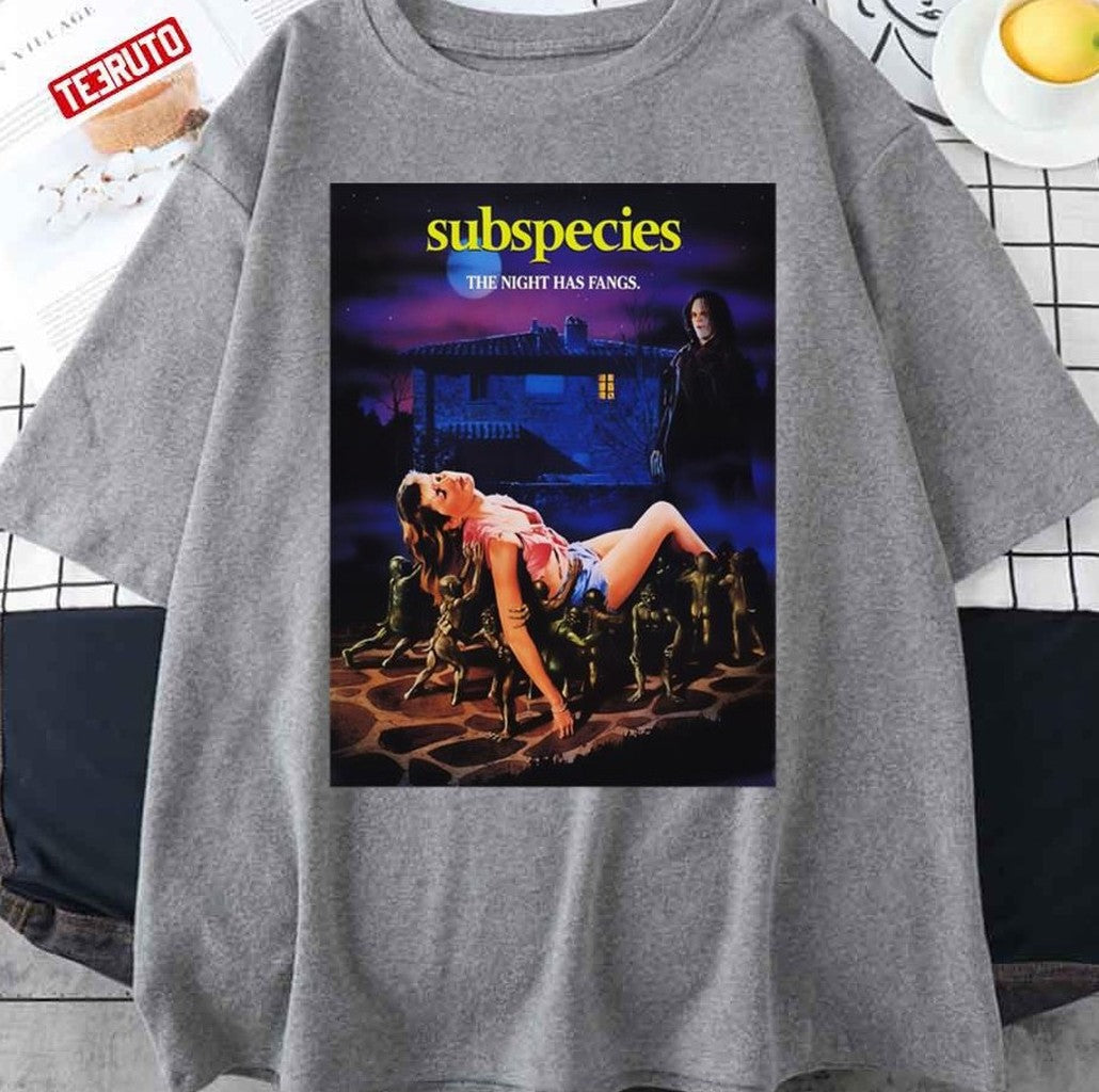 Subspecies The Night Has Fangs Vintage Vampire Movie Unisex T-Shirt