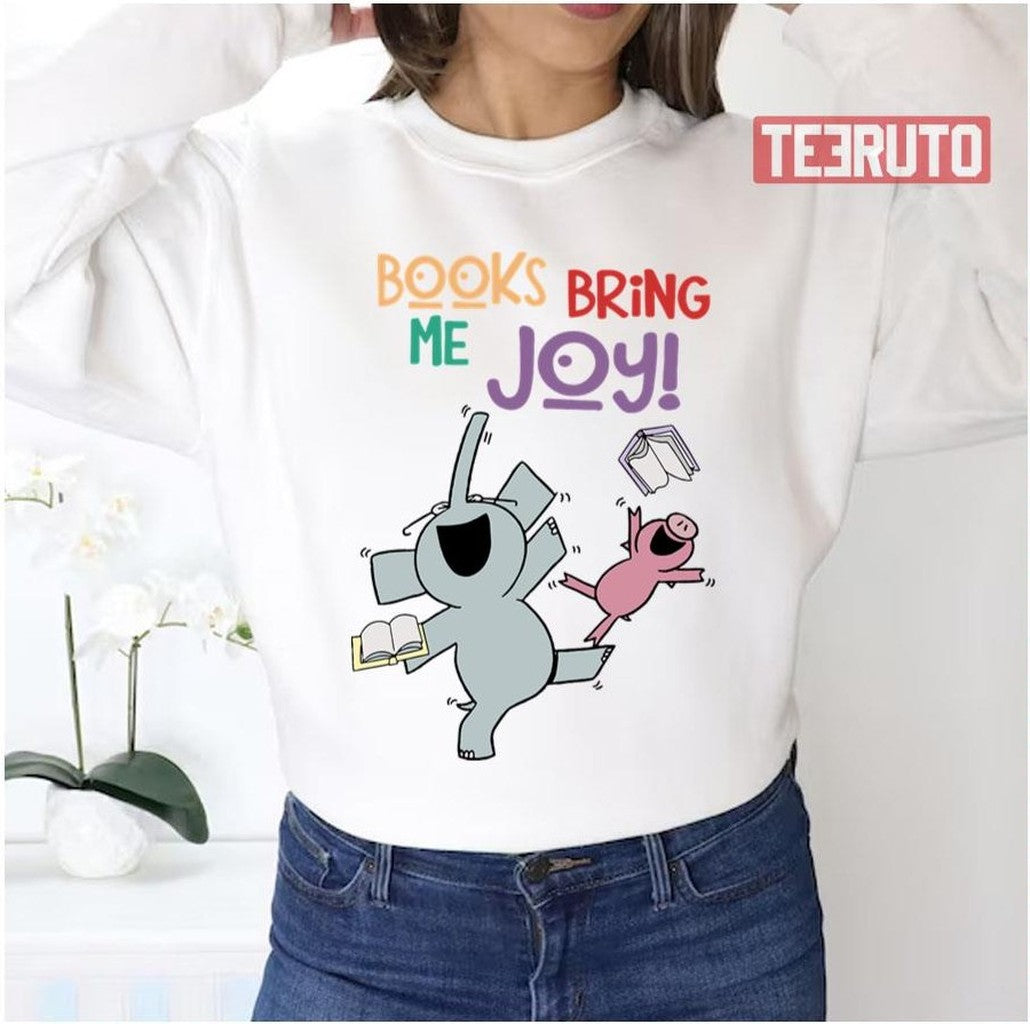 Reading Librarian Elephant And Piggie Unisex Sweatshirt